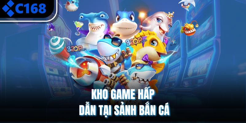 Kho game hấp dẫn tại sảnh bắn cá